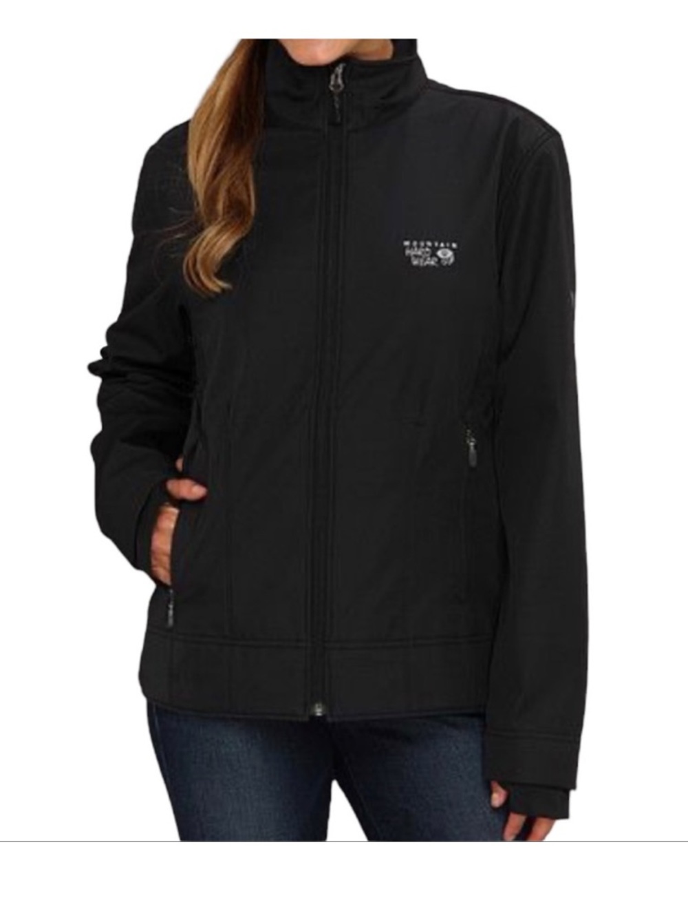 Mountain Hardware Callisto Black Soft Shell Jacket Size XL